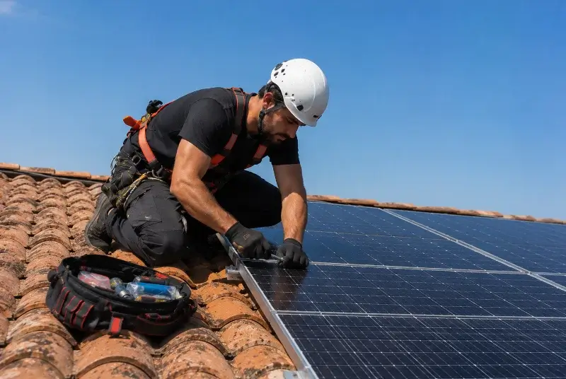 Maintenance et monitoring de panneaux solaires à Saint-Étienne-Estréchoux